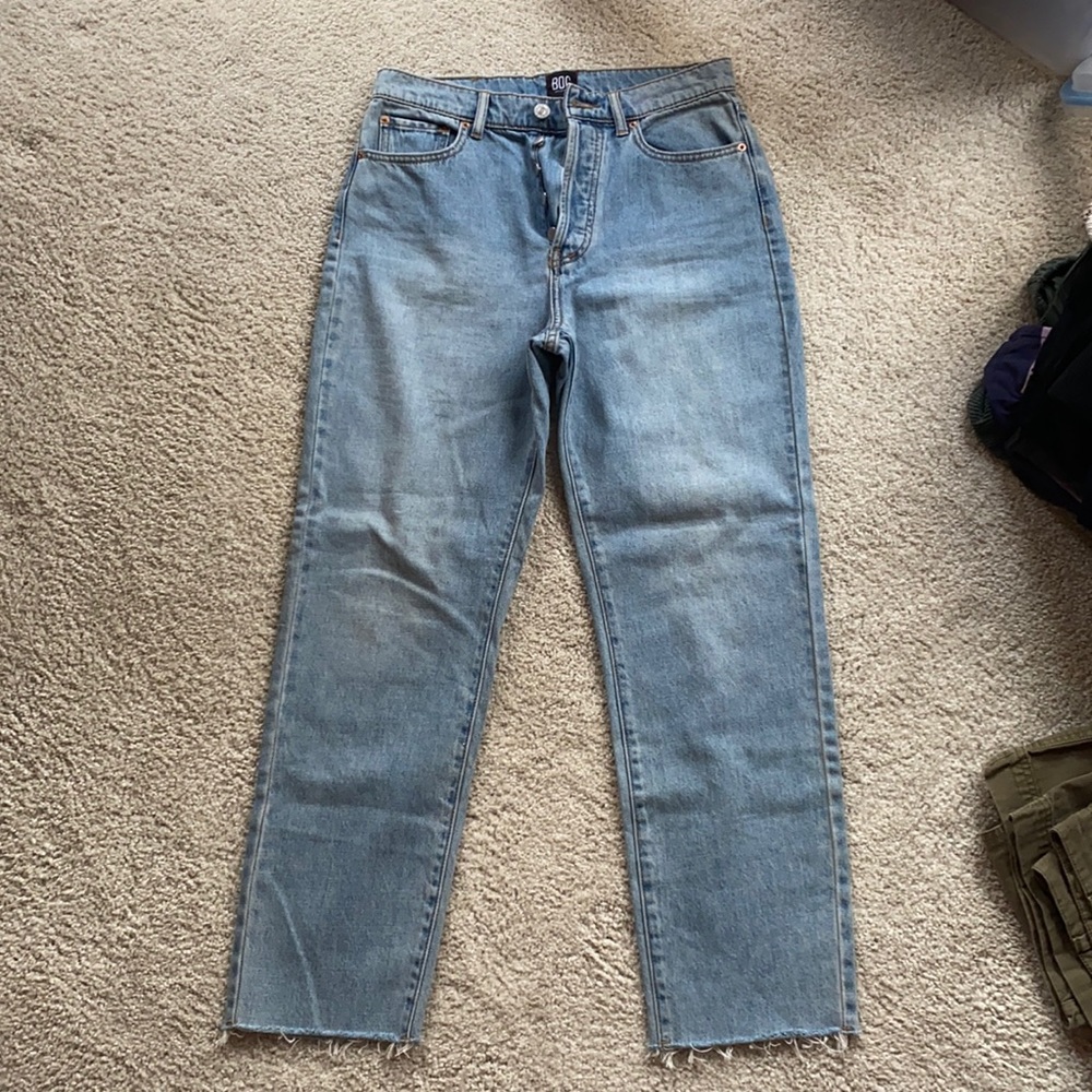BDG LIGHT WASH SLIM STRAIGHT JEANS